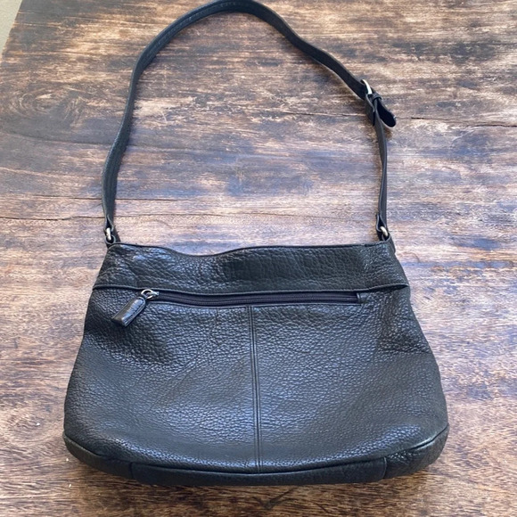 BEAUTIFUL TIGNANELLO BLACK Pebble LEATHER HANDBAG - Picture 1 of 13